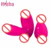 Hieha Sex Toys for Woman Magic Wand Gspot Vibrator bezprzewodowy pilot pilot wibratory motyla ładujące wibrujące ciało masażer4241265