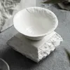 Piatti Ceramica Modello Pietra Speciale Ciotola Insalata Cucina Molecolare Stoviglie Immagini Creative Irregolari Verdura Fredda