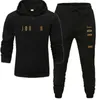 Designer Mens Survêtement Femmes Sweatsuit Luxe Lettre Logo Imprimer Sweat à capuche Pantalon de jogging Deux pièces Tech Fleece Survêtements