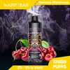 Eu Alemanha armazém vapes puff 12000 puff descartável vape caneta puffs 12k happ bar recarregável recarregável cigs descartável puff 12k tela de exibição