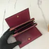 Hommes Femmes Portefeuilles Portefeuille de créateur avec poche à monnaie Poches à glissière en cuir véritable Porte-carte Pochette à clés