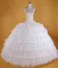 Kvinnor White Petticoats Super Puffy Ball Gown Slip underskirt Bröllop Formell klänning Drawstring 7 Hoops Long Crinoline Custom Made W5046188