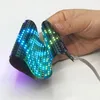 Tela flexível rgb com tela colorida, módulo de led, faixa de luz, aplicativo, bluetooth, faça você mesmo, chapéu, bolsa de roupas, sapatos, palavra, matriz de rolagem, tela 240226