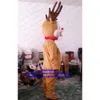 Mascot kostymer Rudolph the Red Nosed Reindeer Charlie Milu Deer Mascot Costume Adult Cartoon Character Scenic Spot Anime Costumes ZX1357