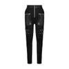 Gothic Locomotive Pants for Women 2023 High Waist Legging Autumn Street Streetwear Long Trousers Female Y2K Clothes 240308