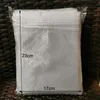 100pcslot 5x7 17x23 35x50cm Big White Organza Bags Drawstring Pouches For Jewelry Beads Wedding Party Gift Packaging Bag 240227