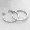 Love Luxury Earrings Simple Designer Earring Plated Silver Jewlery Designer för kvinna örhängen Ny modeskruv Kvinna ZL167 F4