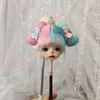 1/8 1/6 1/4 1/3 1/12 BJD Doll HairカラフルなウィッグプリンセスドールOB11偽ヘアウィッグカスタマイズ240308