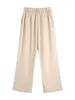 Women's Pants Evfer Office Lady Casual High Waist Zipper Solid Long Girls Elastic Back Fashion Spring Trousers