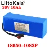 Liitokala 36V 10S3P 10AH 500W طاقة عالية السعة 42V 18650 Lithium Battery Pack