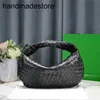 Tasche Luxus bottegvenetas Schaffell Jodie Woven Damen Napa Schaffell Geknotet Runde Unterarm Hobo Gebogene Mittlere Leder Tote Handtaschen