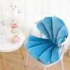 Pillow Luxurious Velvet Seal Shell Chair Cushion Unqiue Rose Pink Seat Upscale Restaurant Decor Girly Room Decorations2783