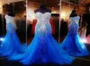 Royal Blue Sexy Elegant Mermaid Prom Dresses For Pageant Sweetheart Women Long Tulle Formal Dress Women Evening Party Gowns6020841