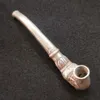 Whole Antique White Copper Silver-Plated Faucet Cigarette Holder Whole Old White Copper Silver Gilded Small-Bowled Long-St235Z