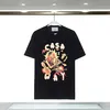 Casablanc Herren-T-Shirts-Sets, 24 SS, Designer-Hemden, bedruckt, Herren-Freizeithemd, lockere Seide, Casablanca-Hemd, kurze Ärmel, Luxus-T-Shirt, hochwertige T-Shirts SWD4