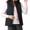 Vestes de chasse pour femmes, gilet chauffant à chargement USB, col montant intelligent, vêtements résistants au froid