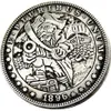 HB45 Hobo Morgan Dollar Skull Zombie Skeleton Copy Coins Mässing Craft Ornament Home Decoration Accessories247y