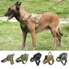 Dog Collars & Leashes Military Harness German Shepherd Pet Vest Leash For Big Dogs Waterproof Straps With Handle Hunting331n