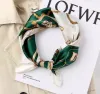 2024 women scarf designer scarf for women silk shawl wrap Letters Print Floral Headband Woman Fashion Long Handle Bag Scarves Tote Luggage Ribbon Head Wraps gift