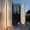 Vägglampa Vattentät utomhus LED Lång IP65 Aluminium Light Garden Villa Porch Sconce 110V 220V Luminaire1218w