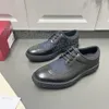 Chaussures en cuir d'affaires pour hommes de marque de luxe de marque de mode, épissure de tissu en cuir bloc, nouvelle semelle souple coupe basse en cuir de veau, tailles 5-10 chaussures de mariage