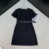 راقية 2024 مصمم الصيف الجديد فستان غير رسمي للمرأة القصيرة