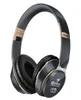 Luksusowe projektant T7 Bluetooth słuchawki nad ucha HiFi głowica bezprzewodowe z mikrofonem muzyki słuchawkowe Gamer Składany AURICUL4056307