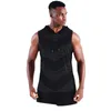 Ärmlös fotbollströjor som kör skjortor Män jogga tights Komprimering Vest Tshirt Male Fitness Singlet Football Tank Chaleco 240228