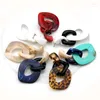 Boucles d'oreilles pendantes en forme de mouton de poisson, en acrylique, grand cercle, goutte pour femmes, géométrique, léopard, acide acétique, longue boucle d'oreille, bijoux