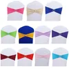 Sashes 50pcs Lot Spandex Lycra Wedding Chair Cover Sash Bands Party Birthday Dekoration3032