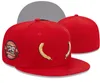 Ny Gold Leaf Baseball monterade mössor med Side Patch Team Snapbacks Hat Black Cap All Size Mix Match Order Alla hattar