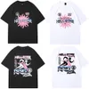 Neue Designer Herren Hellstar Man Hell Womens Graphic Tee All-Match Sommer T-Shirt Street Graffiti Letters T-Shirt Retro Rappe Hip Hop Hell-Star T-Shirt