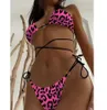 Maillot de bain femme sexy imprimé bikini maillot de bain bikini fendu mode