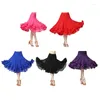 Stage Wear Belly Dance Spódnica Flamenco Dress Costume for Women Ballroom Dancing Lkits