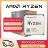 AMD Ryzen 5 5500 R5 5500 3.6-4.2 GHz 6-kärnig 12-thröd CPU-processor 7nm L3 = 16M Socket AM4 No Cooler