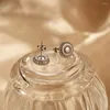 Ohrstecker aus Edelstahl, vergoldet, sonnenförmig, Schmuck, Geschenk, Damenmode