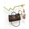 West/East Horizontal Ramię projektant ramion andiamo torebki Botteegas Summer New Venetta Cowhide Knitted Women Single Lady Crossbody HA Bag 96JM