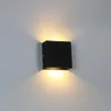 Wall Lamp IP65 Waterproof Indoor Outdoor Aluminum 6W 10W Light Surface Mounted Cube LED Garden Room Decoration182y