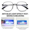 Sunglasses 4 Colors Blue Ray Blocking Anti-Blue Light Glasses Comfortable Metal Ultralight Computer Goggles Eye Protection Frame Eyewear