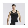 Taille Tummy Shaper Hommes Formateur Corset Abdomen Minceur Shapewear Ventre Sha Top Gynécomastie Compression Chemises avec Corps À Glissière 24022 Otaxn