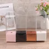 1Pc Transparent Rose Flower Box Plastic Cake Packaging Florist Wrapping Boxes DIY For Wedding Valentines Day Gift 240306