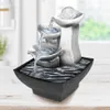 Rockery Indoor Fountain Waterfall Feng Shui Desktop Water Sound Meter Decoration Crafts Home Decoration Accessories Gifts LJ200903269Q