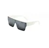 Lunettes de soleil d'été Hommes Femme Designer Lunettes de soleil Mode Lunettes de plage Plein cadre Lettre Rectangle Design Lunettes de soleil