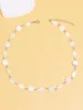 Collier ras du cou classique en perles de coquillage pour femmes, Simple, personnalisé, artisanat, cadeau, accessoires pour vêtements