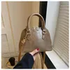 Bolsa de ombro feminina, bolsa tote de viagem para mulheres, bolsa crossbody, palavras sólidas, lazer, pu, designer de luxo, moda fhm3