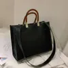 Manufacturers Handbag Wholesale and Retail Tote Womens Large Capacity Handheld 2024 New Trendy Shoulder Popular Solid Color Letter Crossbody Bag