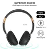 Auricolari per telefoni cellulari Cuffie senza fili Cuffie Bluetooth 5.0 Auricolari bassi pieghevoli Sport con microfonoH240312