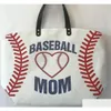 Arts And Crafts Canvas Bag Baseball Tote Sports Bags Casual Softball Football Soccer Basketball Cotton Bag5393204 Drop Delivery Dhjr7