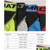 Vêtements de moto Lettre Cyclisme Shorts Sports Serrés Hommes Pantalons de fitness Courir Leggings d'entraînement Haute élasticité Respirabilit Drop de Otpou