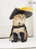 Cool kattdräkt cosplay costume med stövlar för fitta katter hundar 5 storlekar tillgängliga A2089 240226